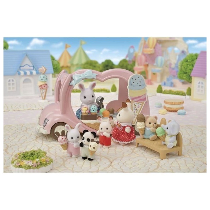 Le marchand de glace ambulant - SYLVANIAN FAMILIES - 5651 - Extérieur - Rose - A partir de 3 ans Le marchand de glace ambulant - SYLVANIAN FAMILIES - 5651 - Extérieur - Rose - A partir de 3 ans