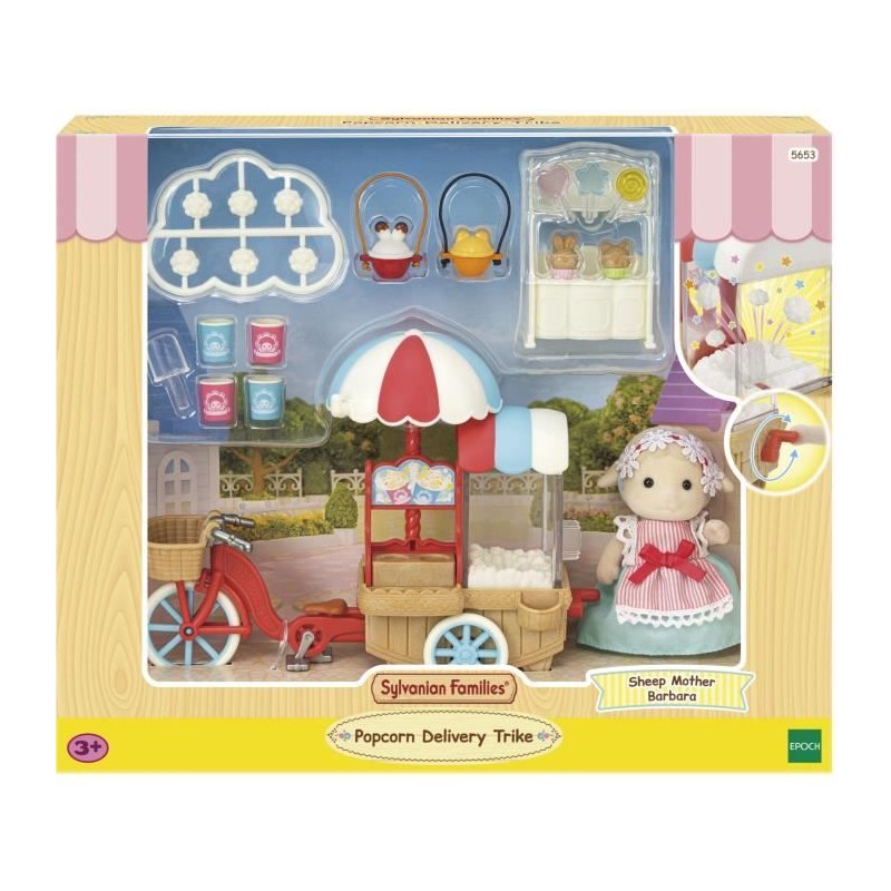 Figurine miniature - SYLVANIAN FAMILIES - La maman mouton et son stand Figurine miniature - SYLVANIAN FAMILIES - La maman mouton et son stand