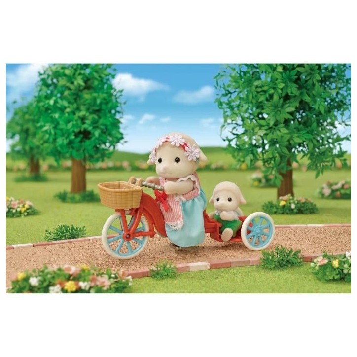Figurine miniature - SYLVANIAN FAMILIES - La maman mouton et son stand de popcorn Figurine miniature - SYLVANIAN FAMILIES - La maman mouton et son stand de popcorn