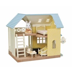 Coffret Le cottage au toit bleu - SYLVANIAN FAMILIES - 5671 - Pour Enf