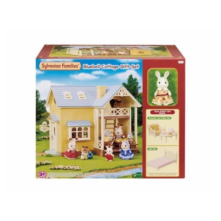 Coffret Le cottage au toit bleu - SYLVANIAN FAMILIES - 5671 - Pour Enfant de 5 ans et plus - Mobilier inclus Coffret Le cottage au toit bleu - SYLVANIAN FAMILIES - 5671 - Pour Enfant de 5 ans et plus - Mobilier inclus