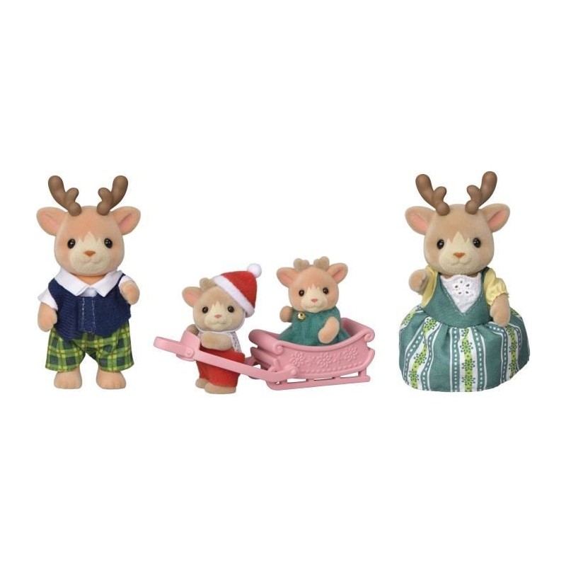 Poupée - SYLVANIAN FAMILIES - La famille Renne - Blanc - Mixte - 5692 Poupée - SYLVANIAN FAMILIES - La famille Renne - Blanc - Mixte - 5692