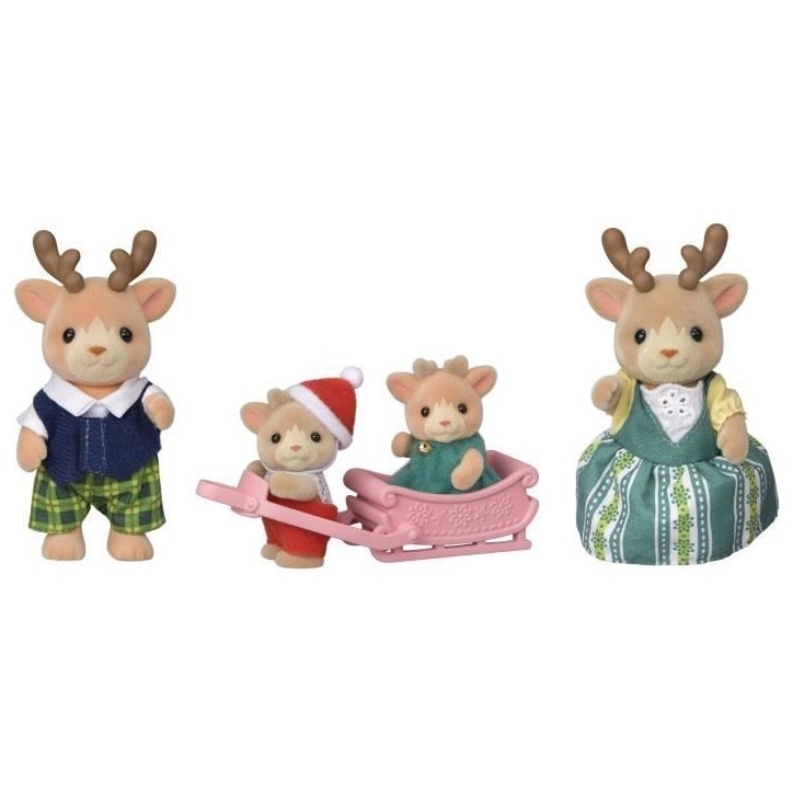 Poupée - SYLVANIAN FAMILIES - La famille Renne - Blanc - Mixte - 5692 Poupée - SYLVANIAN FAMILIES - La famille Renne - Blanc - Mixte - 5692