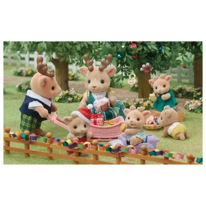 Poupée - SYLVANIAN FAMILIES - La famille Renne - Blanc - Mixte - 5692 Poupée - SYLVANIAN FAMILIES - La famille Renne - Blanc - Mixte - 5692