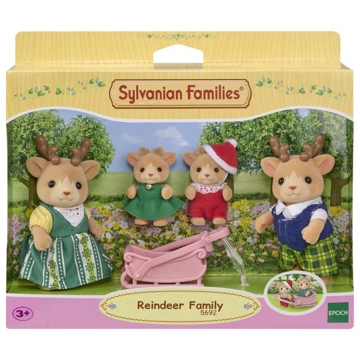 Poupée - SYLVANIAN FAMILIES - La famille Renne - Blanc - Mixte - 5692 Poupée - SYLVANIAN FAMILIES - La famille Renne - Blanc - Mixte - 5692