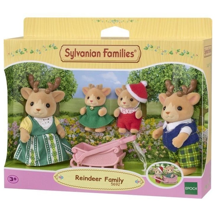 Poupée - SYLVANIAN FAMILIES - La famille Renne - Blanc - Mixte - 5692 Poupée - SYLVANIAN FAMILIES - La famille Renne - Blanc - Mixte - 5692