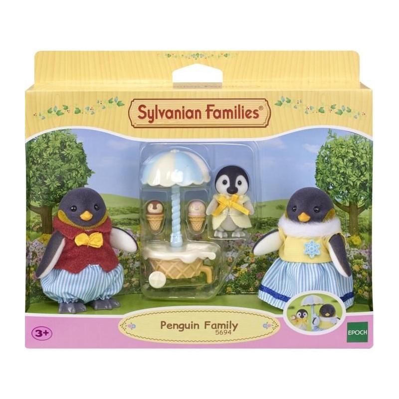 Poupée - SYLVANIAN FAMILIES - La famille Pingouin - Blanc - Multicolo Poupée - SYLVANIAN FAMILIES - La famille Pingouin - Blanc - Multicolo