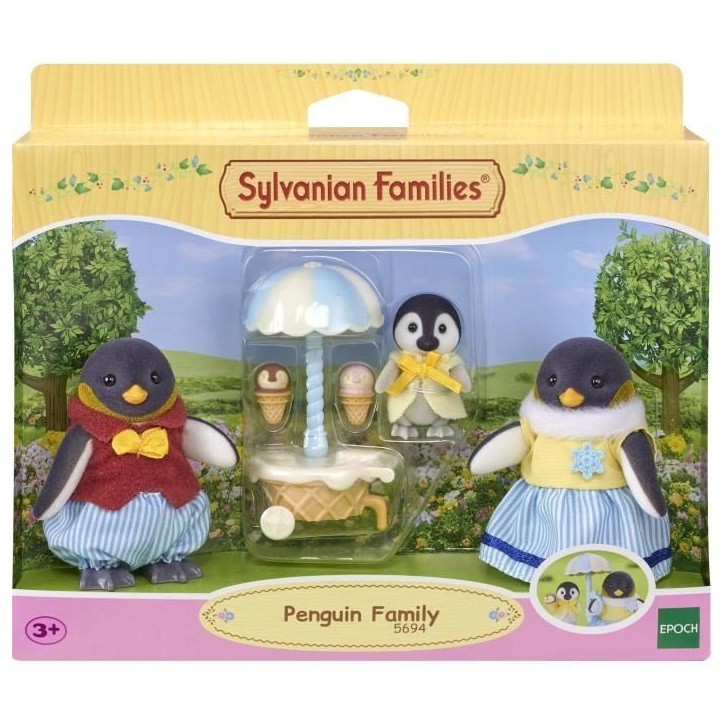 Poupée - SYLVANIAN FAMILIES - La famille Pingouin - Blanc - Multicolore - Modele 5694 Poupée - SYLVANIAN FAMILIES - La famille Pingouin - Blanc - Multicolore - Modele 5694