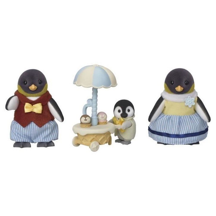 Poupée - SYLVANIAN FAMILIES - La famille Pingouin - Blanc - Multicolore - Modele 5694 Poupée - SYLVANIAN FAMILIES - La famille Pingouin - Blanc - Multicolore - Modele 5694