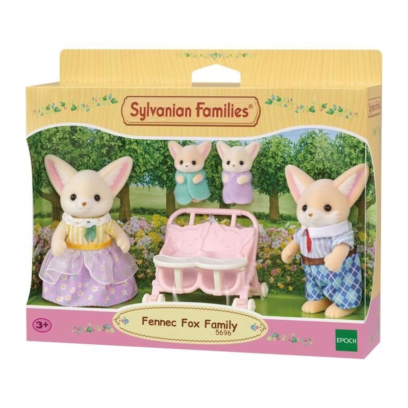Poupée - SYLVANIAN FAMILIES - Famille Fennec - Multicolore - Articul Poupée - SYLVANIAN FAMILIES - Famille Fennec - Multicolore - Articul