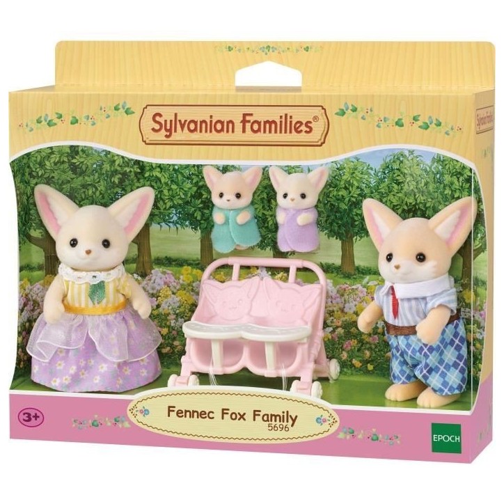 Poupée - SYLVANIAN FAMILIES - Famille Fennec - Multicolore - Articulée et habillée avec soin Poupée - SYLVANIAN FAMILIES - Famille Fennec - Multicolore - Articulée et habillée avec soin