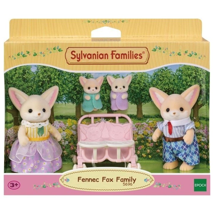 Poupée - SYLVANIAN FAMILIES - Famille Fennec - Multicolore - Articulée et habillée avec soin Poupée - SYLVANIAN FAMILIES - Famille Fennec - Multicolore - Articulée et habillée avec soin