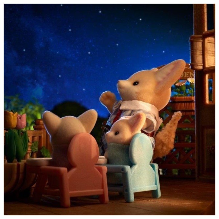 Poupée - SYLVANIAN FAMILIES - Famille Fennec - Multicolore - Articulée et habillée avec soin Poupée - SYLVANIAN FAMILIES - Famille Fennec - Multicolore - Articulée et habillée avec soin