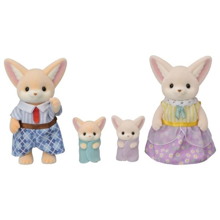 Poupée - SYLVANIAN FAMILIES - Famille Fennec - Multicolore - Articulée et habillée avec soin Poupée - SYLVANIAN FAMILIES - Famille Fennec - Multicolore - Articulée et habillée avec soin