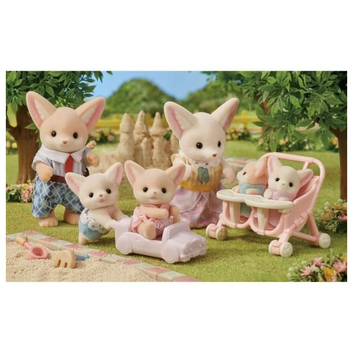 Poupée - SYLVANIAN FAMILIES - Famille Fennec - Multicolore - Articulée et habillée avec soin Poupée - SYLVANIAN FAMILIES - Famille Fennec - Multicolore - Articulée et habillée avec soin