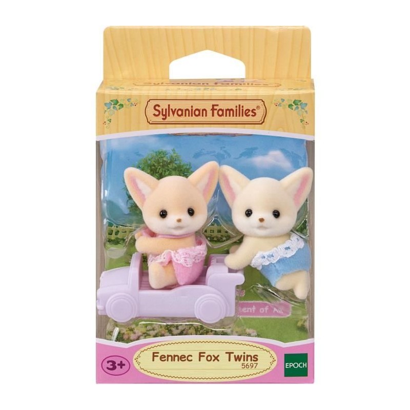 Poupée - SYLVANIAN FAMILIES - Les jumeaux Fennec - Modele 5697 - Mult Poupée - SYLVANIAN FAMILIES - Les jumeaux Fennec - Modele 5697 - Mult