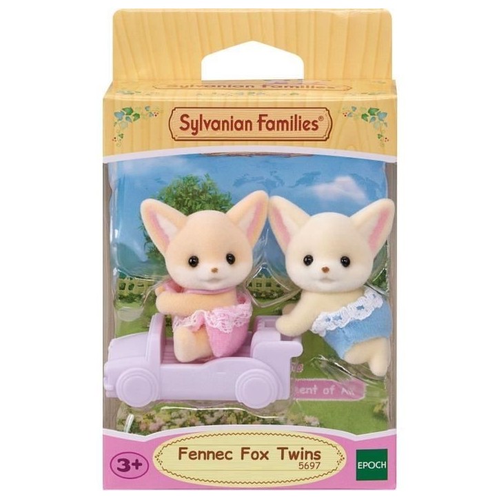 Poupée - SYLVANIAN FAMILIES - Les jumeaux Fennec - Modele 5697 - Multicolore - Articulés Poupée - SYLVANIAN FAMILIES - Les jumeaux Fennec - Modele 5697 - Multicolore - Articulés