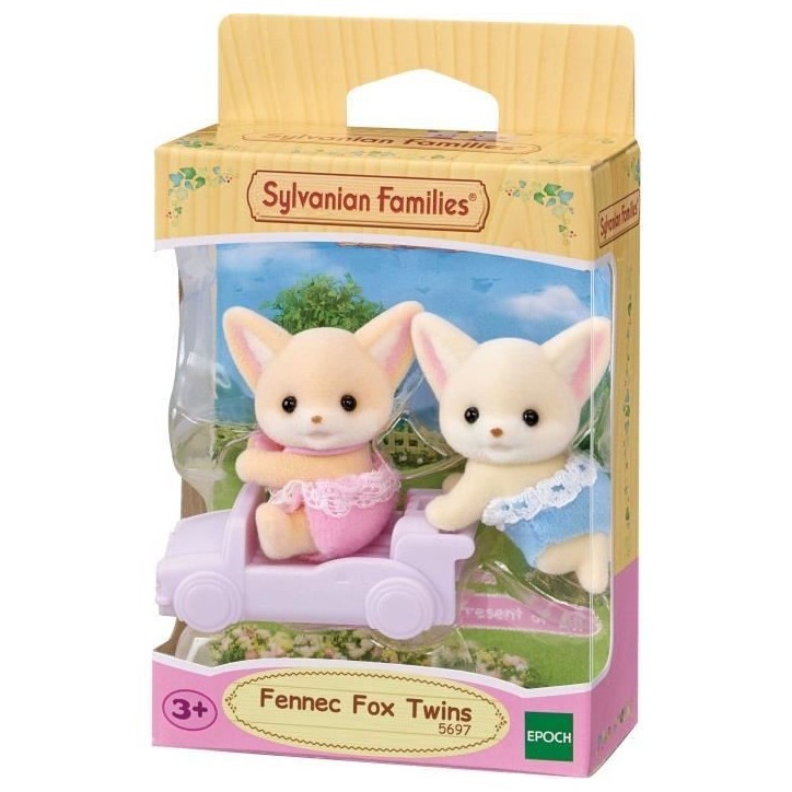 Poupée - SYLVANIAN FAMILIES - Les jumeaux Fennec - Modele 5697 - Multicolore - Articulés Poupée - SYLVANIAN FAMILIES - Les jumeaux Fennec - Modele 5697 - Multicolore - Articulés