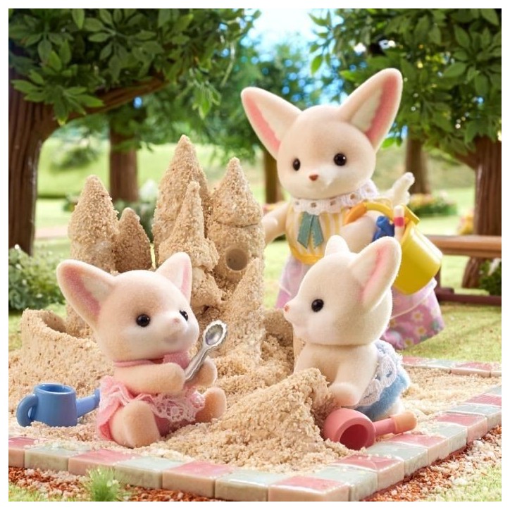 Poupée - SYLVANIAN FAMILIES - Les jumeaux Fennec - Modele 5697 - Multicolore - Articulés Poupée - SYLVANIAN FAMILIES - Les jumeaux Fennec - Modele 5697 - Multicolore - Articulés