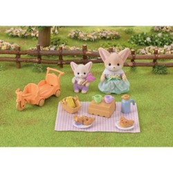Set de pique-nique Fennec - SYLVANIAN FAMILIES - 2 personnages, vélo