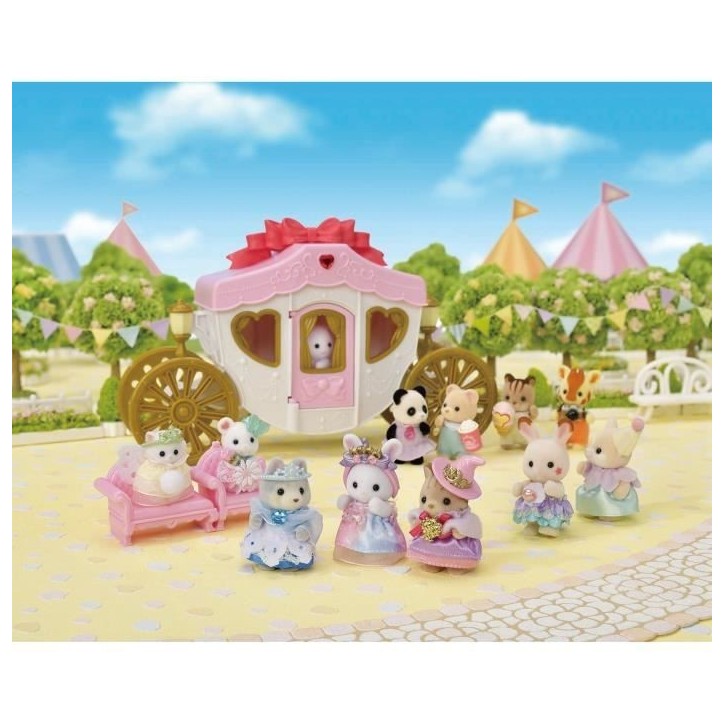Set de 5 figurines bébés en costumes de princesses - SYLVANIAN FAMILIES - Modele 5703 - Mixte Set de 5 figurines bébés en costumes de princesses - SYLVANIAN FAMILIES - Modele 5703 - Mixte