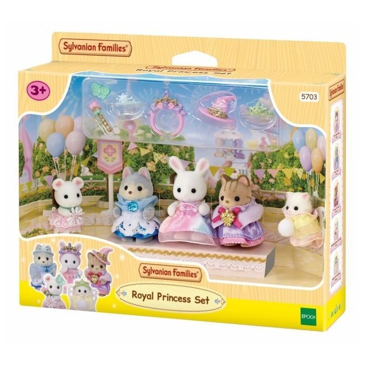 Set de 5 figurines bébés en costumes de princesses - SYLVANIAN FAMILIES - Modele 5703 - Mixte Set de 5 figurines bébés en costumes de princesses - SYLVANIAN FAMILIES - Modele 5703 - Mixte