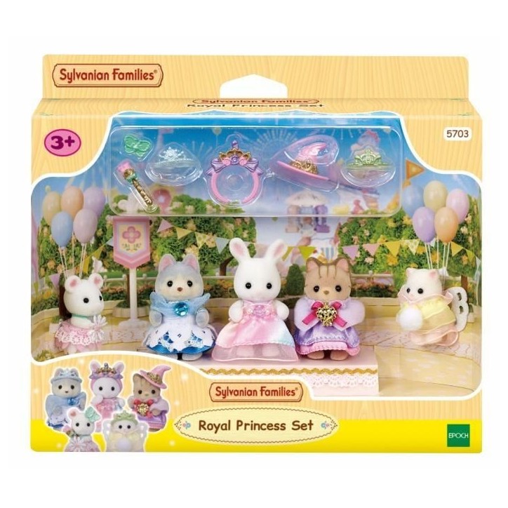 Set de 5 figurines bébés en costumes de princesses - SYLVANIAN FAMILIES - Modele 5703 - Mixte Set de 5 figurines bébés en costumes de princesses - SYLVANIAN FAMILIES - Modele 5703 - Mixte