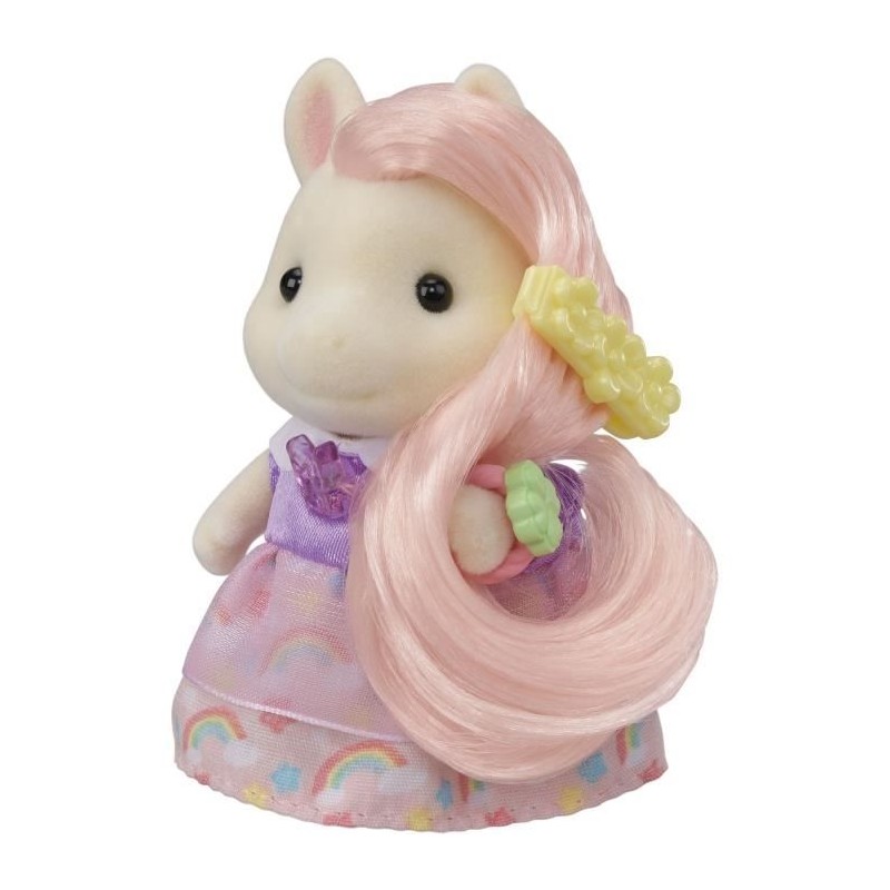 Coiffeuse Fille Poney - SYLVANIAN FAMILIES - Joy aux cheveux roses - A Coiffeuse Fille Poney - SYLVANIAN FAMILIES - Joy aux cheveux roses - A