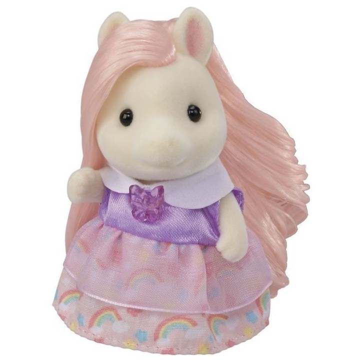 Coiffeuse Fille Poney - SYLVANIAN FAMILIES - Joy aux cheveux roses - Accessoires de coiffure inclus Coiffeuse Fille Poney - SYLVANIAN FAMILIES - Joy aux cheveux roses - Accessoires de coiffure inclus