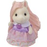 Coiffeuse Fille Poney - SYLVANIAN FAMILIES - Joy aux cheveux roses - A