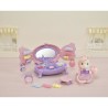 Coiffeuse Fille Poney - SYLVANIAN FAMILIES - Joy aux cheveux roses - A