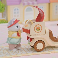 Jeu de Restauration - SYLVANIAN FAMILIES - Stand de Hamburgers - Papa