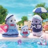 Famille Articulée - SYLVANIAN FAMILIES - Famille Phoque - 4 Personnag