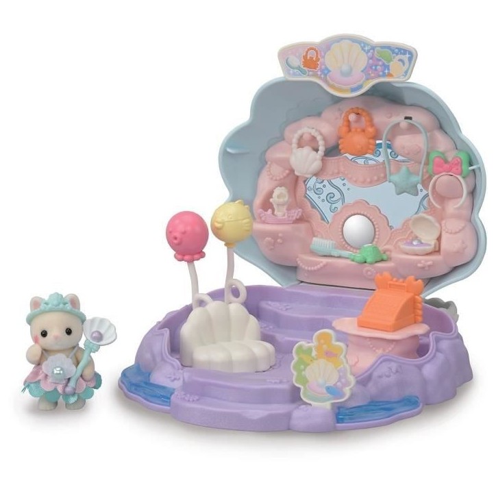 Coffret Boutique - SYLVANIAN FAMILIES - Boutique des Sirenes - Accessoires et Poignée Intégrée Coffret Boutique - SYLVANIAN FAMILIES - Boutique des Sirenes - Accessoires et Poignée Intégrée