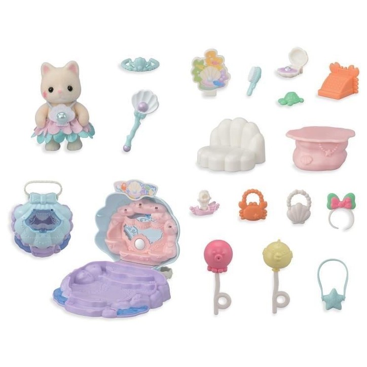 Coffret Boutique - SYLVANIAN FAMILIES - Boutique des Sirenes - Accessoires et Poignée Intégrée Coffret Boutique - SYLVANIAN FAMILIES - Boutique des Sirenes - Accessoires et Poignée Intégrée