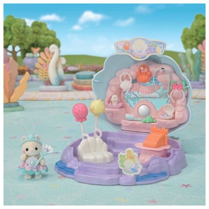 Coffret Boutique - SYLVANIAN FAMILIES - Boutique des Sirenes - Accessoires et Poignée Intégrée Coffret Boutique - SYLVANIAN FAMILIES - Boutique des Sirenes - Accessoires et Poignée Intégrée