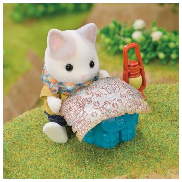 Figurines Articulées - SYLVANIAN FAMILIES - Fils et Bébé Chat Latté - Aventure en Foret Secrete Figurines Articulées - SYLVANIAN FAMILIES - Fils et Bébé Chat Latté - Aventure en Foret Secrete