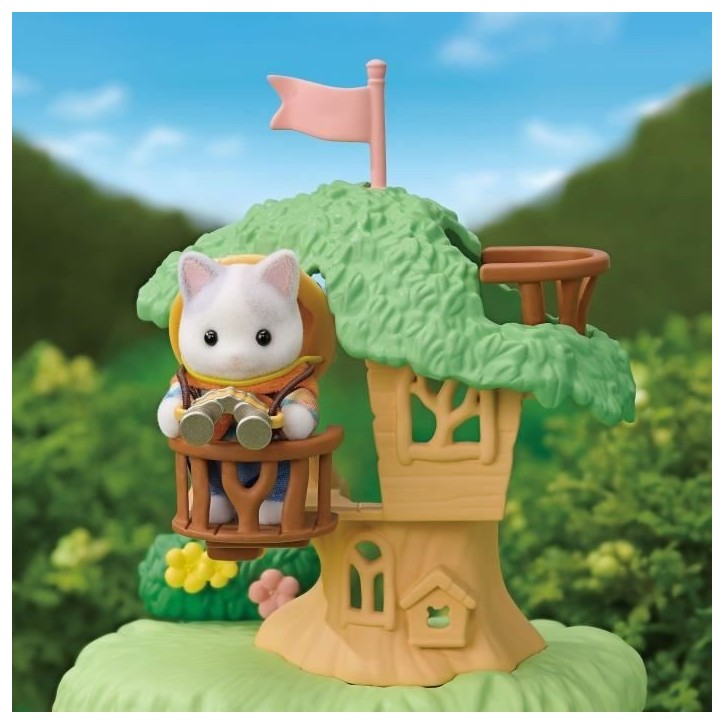 Figurines Articulées - SYLVANIAN FAMILIES - Fils et Bébé Chat Latté - Aventure en Foret Secrete Figurines Articulées - SYLVANIAN FAMILIES - Fils et Bébé Chat Latté - Aventure en Foret Secrete