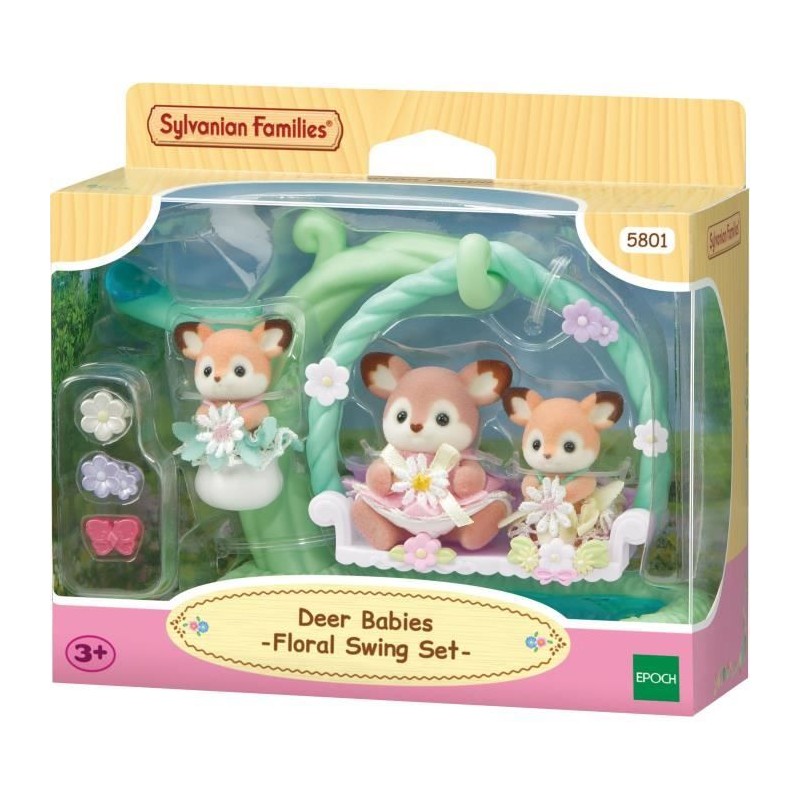 Les bébés Biche et balancelle - SYLVANIAN FAMILIES - 5801 Les bébés Biche et balancelle - SYLVANIAN FAMILIES - 5801
