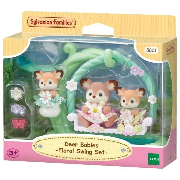 Les bébés Biche et balancelle - SYLVANIAN FAMILIES - 5801 Les bébés Biche et balancelle - SYLVANIAN FAMILIES - 5801