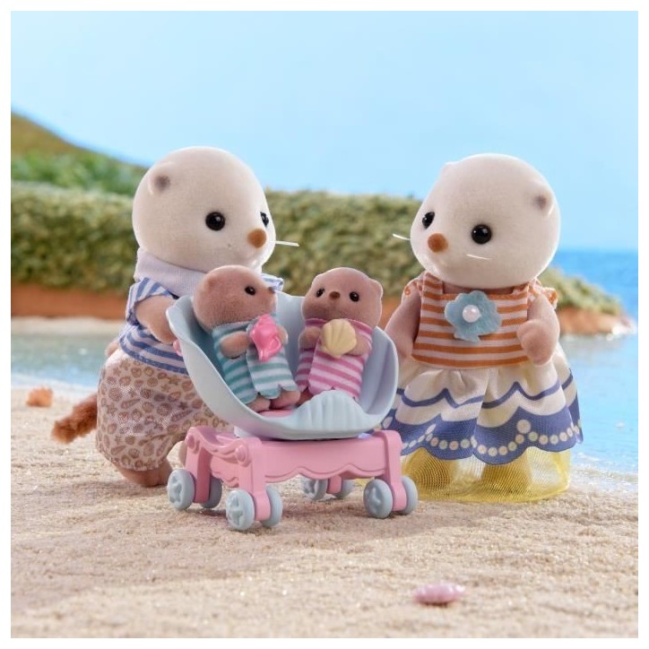 La famille Loutre de mer - SYLVANIAN FAMILIES - 5803 La famille Loutre de mer - SYLVANIAN FAMILIES - 5803