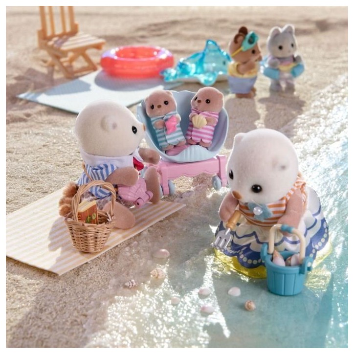 La famille Loutre de mer - SYLVANIAN FAMILIES - 5803 La famille Loutre de mer - SYLVANIAN FAMILIES - 5803