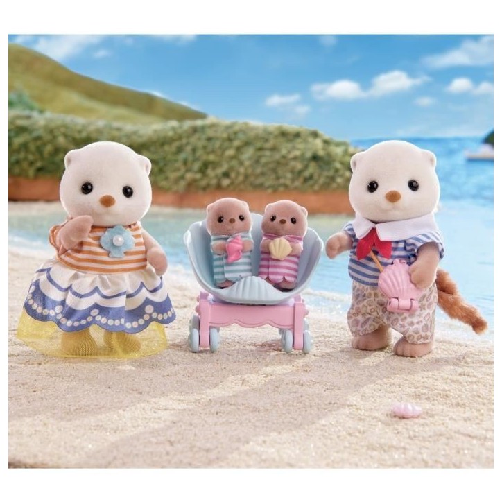 La famille Loutre de mer - SYLVANIAN FAMILIES - 5803 La famille Loutre de mer - SYLVANIAN FAMILIES - 5803