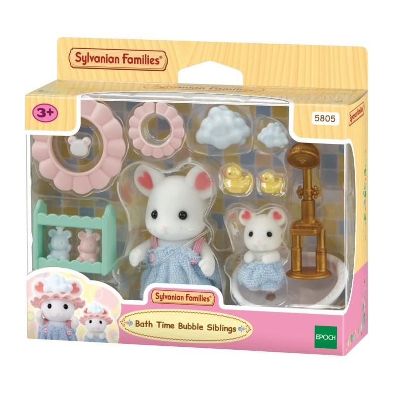 Le bain des freres Souris Marshmallow - SYLVANIAN FAMILIES - 5805 Le bain des freres Souris Marshmallow - SYLVANIAN FAMILIES - 5805