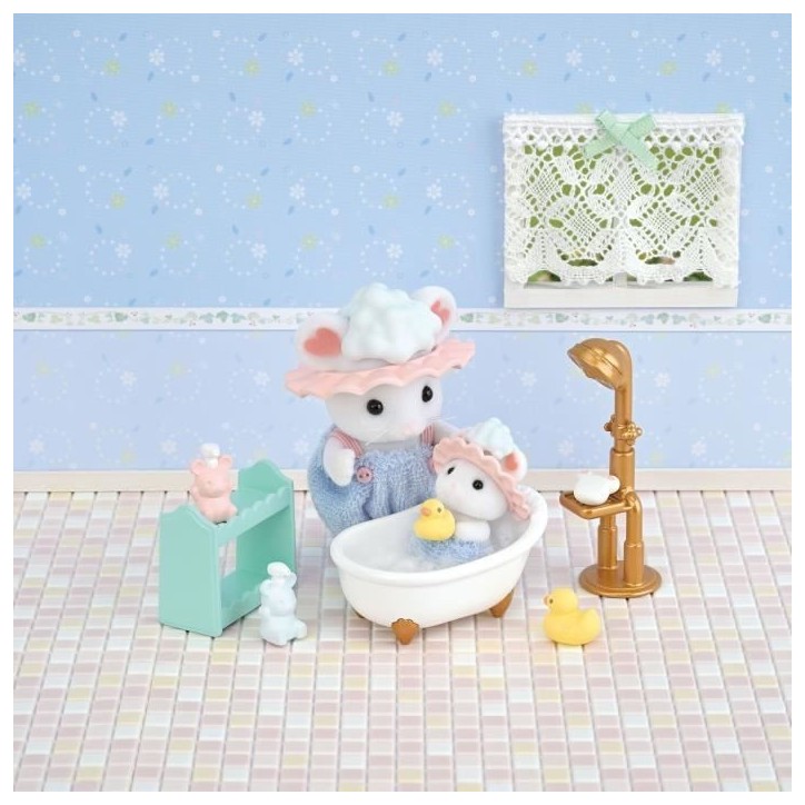 Le bain des freres Souris Marshmallow - SYLVANIAN FAMILIES - 5805 Le bain des freres Souris Marshmallow - SYLVANIAN FAMILIES - 5805