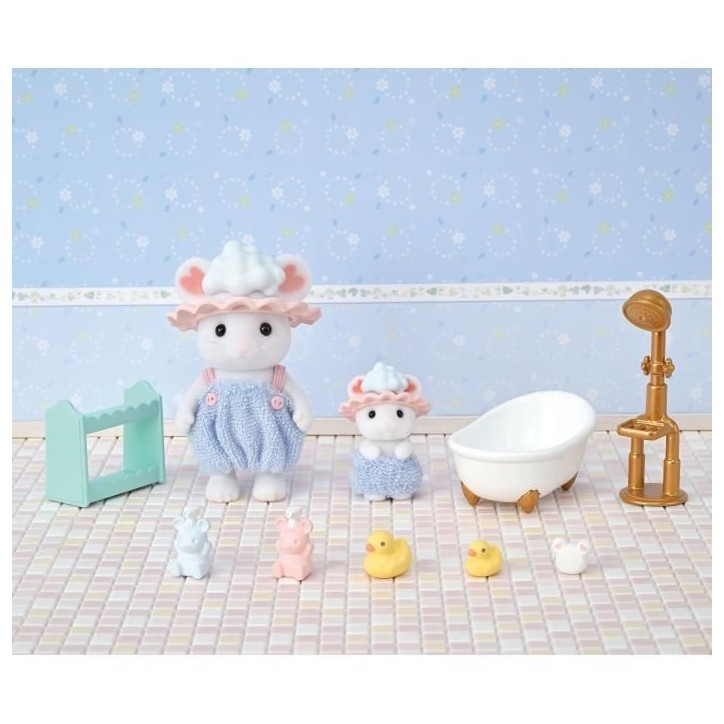 Le bain des freres Souris Marshmallow - SYLVANIAN FAMILIES - 5805 Le bain des freres Souris Marshmallow - SYLVANIAN FAMILIES - 5805