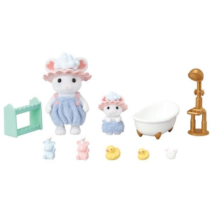 Le bain des freres Souris Marshmallow - SYLVANIAN FAMILIES - 5805 Le bain des freres Souris Marshmallow - SYLVANIAN FAMILIES - 5805