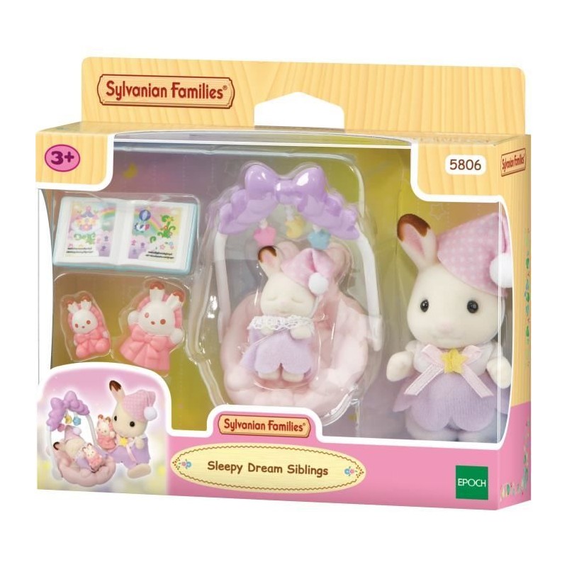 Le coucher des soeurs Lapin Chocolat - SYLVANIAN FAMILIES - 5806 Le coucher des soeurs Lapin Chocolat - SYLVANIAN FAMILIES - 5806