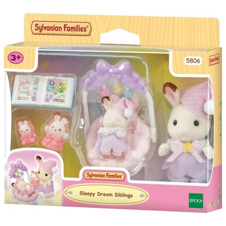Le coucher des soeurs Lapin Chocolat - SYLVANIAN FAMILIES - 5806 Le coucher des soeurs Lapin Chocolat - SYLVANIAN FAMILIES - 5806