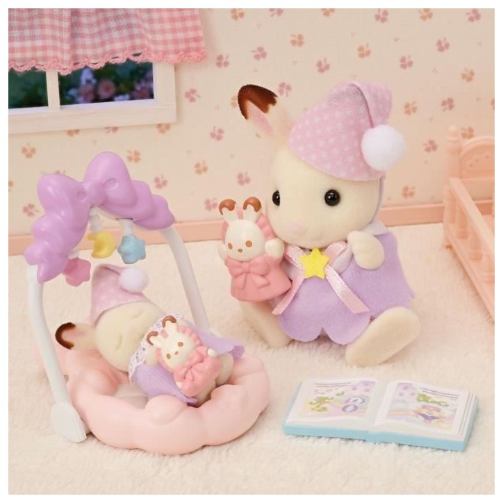 Le coucher des soeurs Lapin Chocolat - SYLVANIAN FAMILIES - 5806 Le coucher des soeurs Lapin Chocolat - SYLVANIAN FAMILIES - 5806